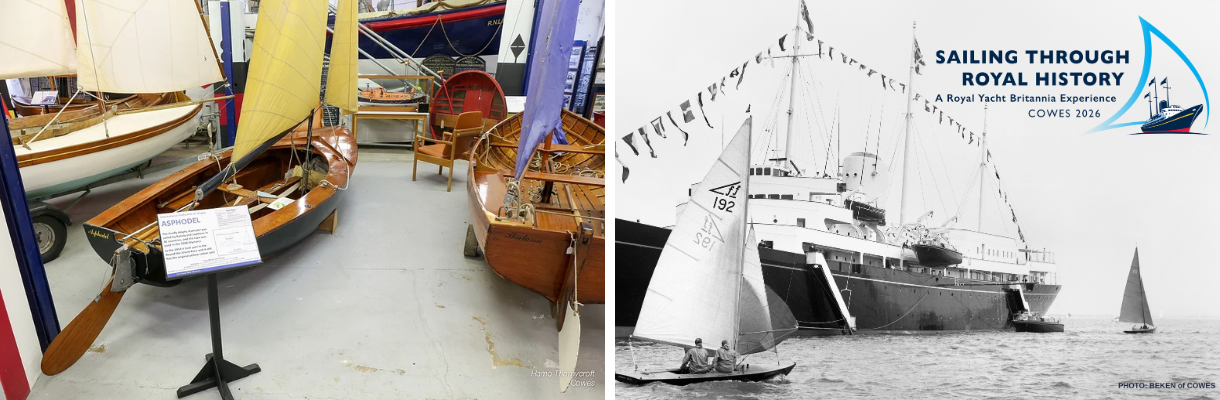Classic Boat Museum and Sailing Through Royal History Exhibition on the Isle of Wight